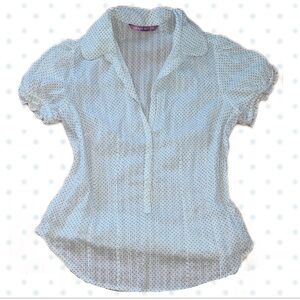 🪽Polka Dot Blouse Frilly Light Shoujo Girl Coquette